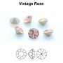 0475-Cristal Preciosa, MC Chaton Maxima Vintage Rose PP9 1.5mm - 50 buc