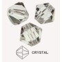 0699-Cristal Preciosa, MC Rondelle Bead Crystal 4mm - 1 BUC