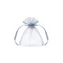 D018-Saculet din organza gri 12x9cm-1 buc