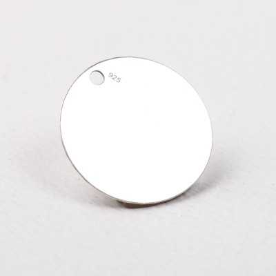 K001-Charm argint 10mm grosime 0.3