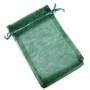 D005-Saculet din organza verde 12x17 cm-1 buc