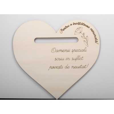 L1258-Decoratiune din lemn "Pentru invatatoare" - 30 cm