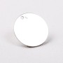 G0524 N-Charm banut argint cu o gaura 16.50mm 0.3mm