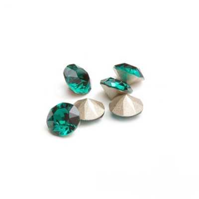 2583-Swarovski Elements 1088 Emerald Foiled PP 32 4mm 1 buc